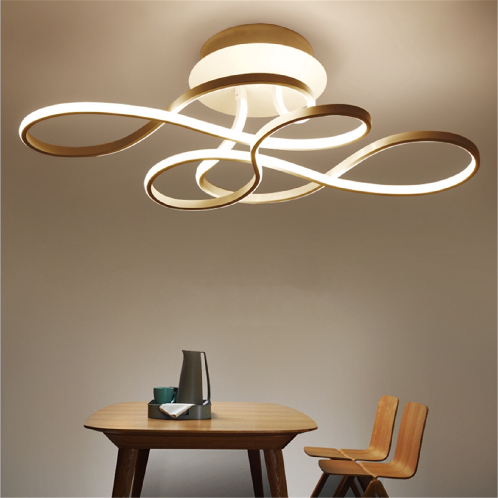 110v Led Modern Acrylic Chandelier Living Room Ceiling Light Shopee Philippines