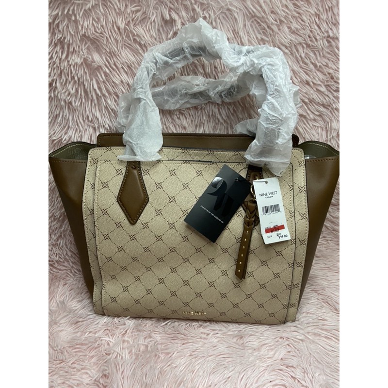 nine west chelsea 3 compartment tote