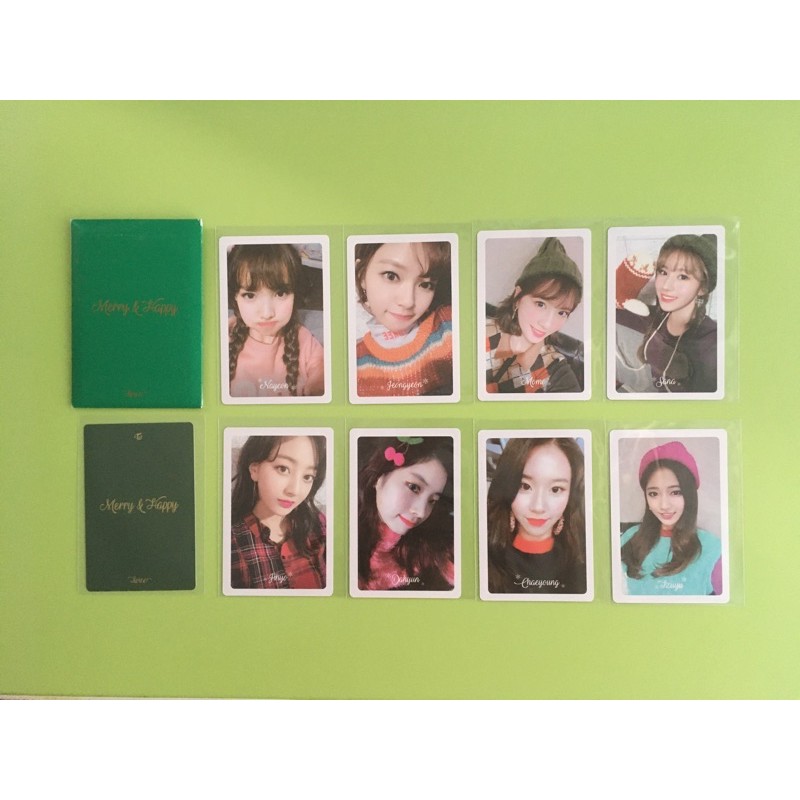 Twice Merry Happy Pob Photocard Shopee Philippines