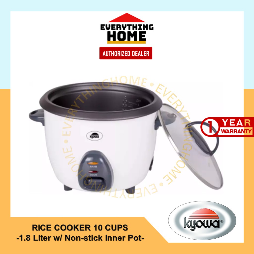 Kyowa Rice Cooker 1.8 Liters (10 Cups) w/ Non-stick Aluminum Inner Pot /  KW-2038