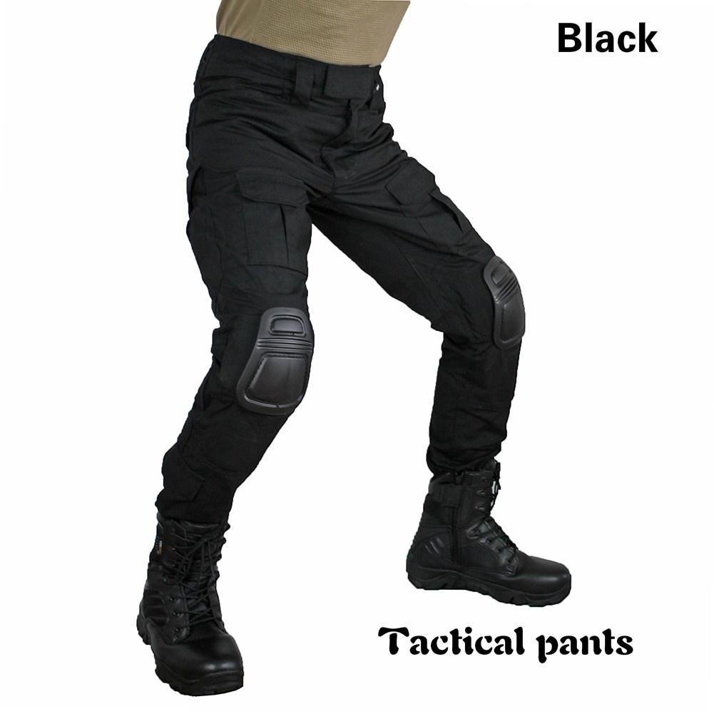 cargo work pants with knee pads