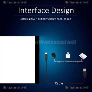 Northvotescastwell Dimmable USB A4 LED Light Box Tracing Board Art Stencil Drawing Pattern Pa NVCW #8