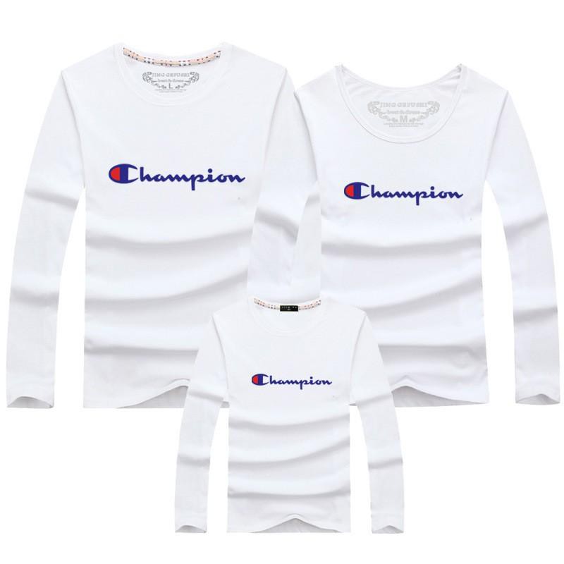 white long sleeve shirt champion