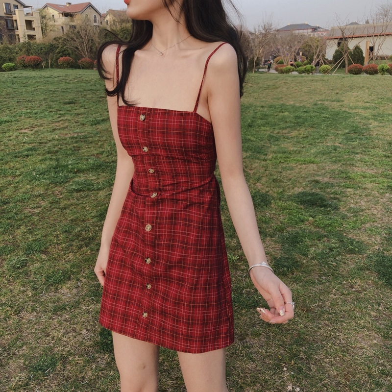 holiday plaid dress womens