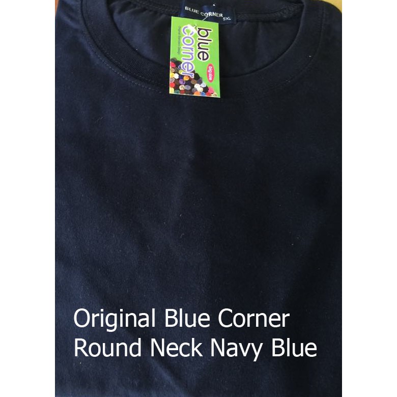 Original Blue Corner Round Neck tshirt (Navy Blue) Shopee Philippines