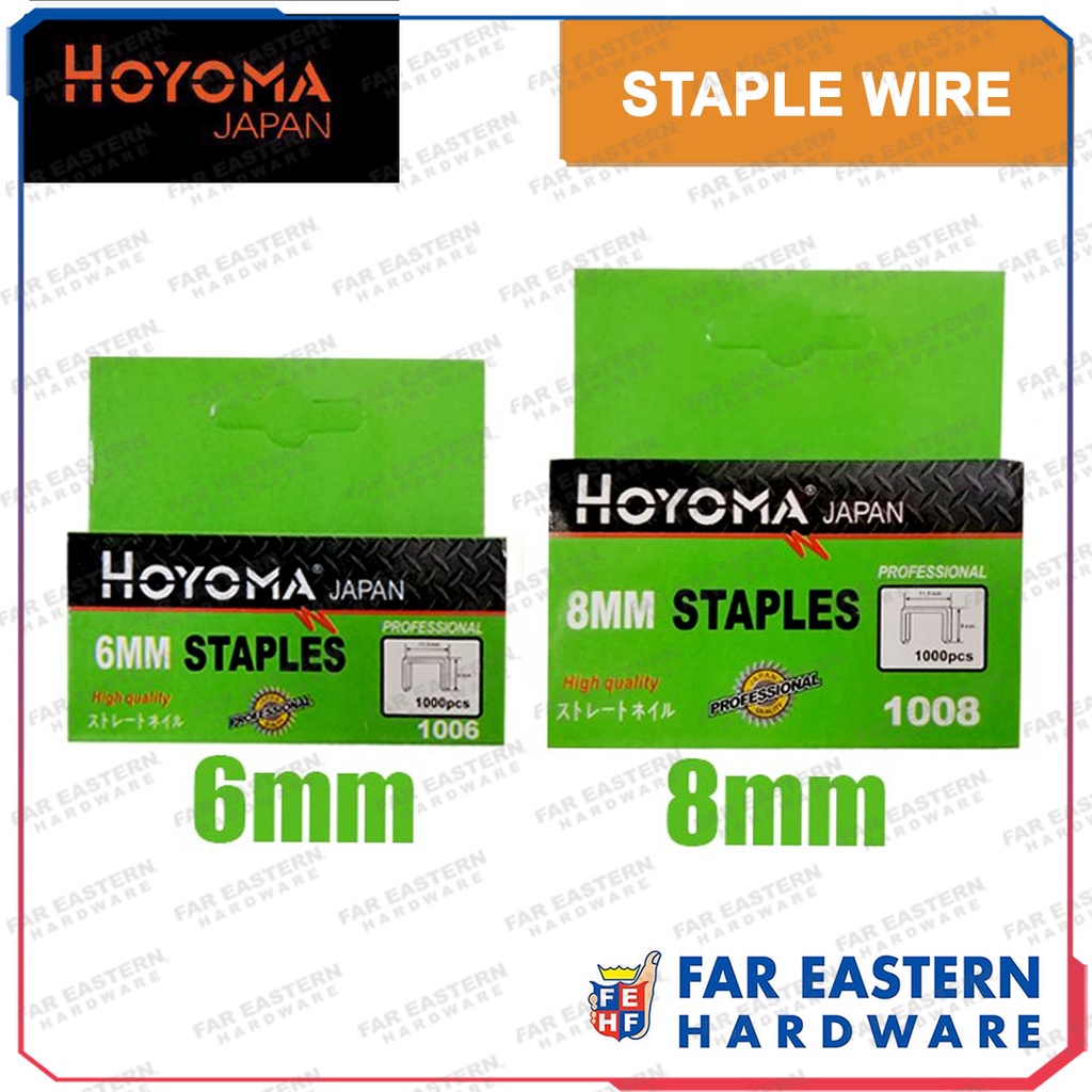 HOYOMA Staple Wire JT21 6mm / 8mm Staples Wires HYHT Shopee Philippines