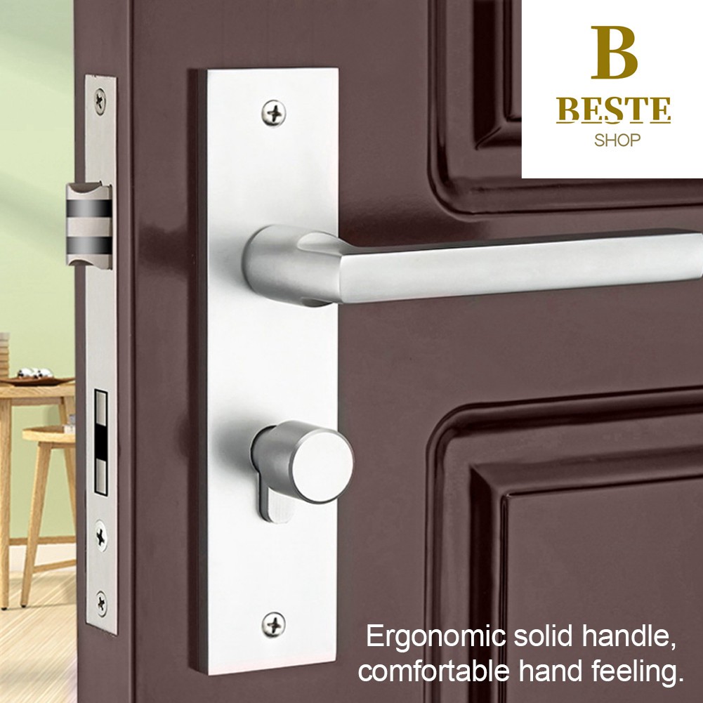 Lever Type Doorknob Lockset / Lever Door Knob Space aluminum High