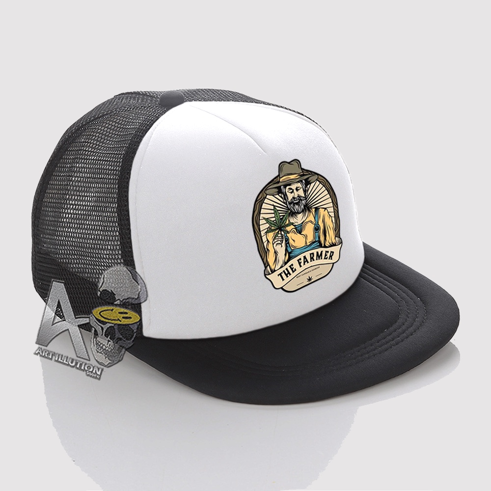 Distro Net Snapback Hat/Trucker Snapback Hat - LGN The Farmer's Hat Latest Logo PREMIUM QUALITY ST044