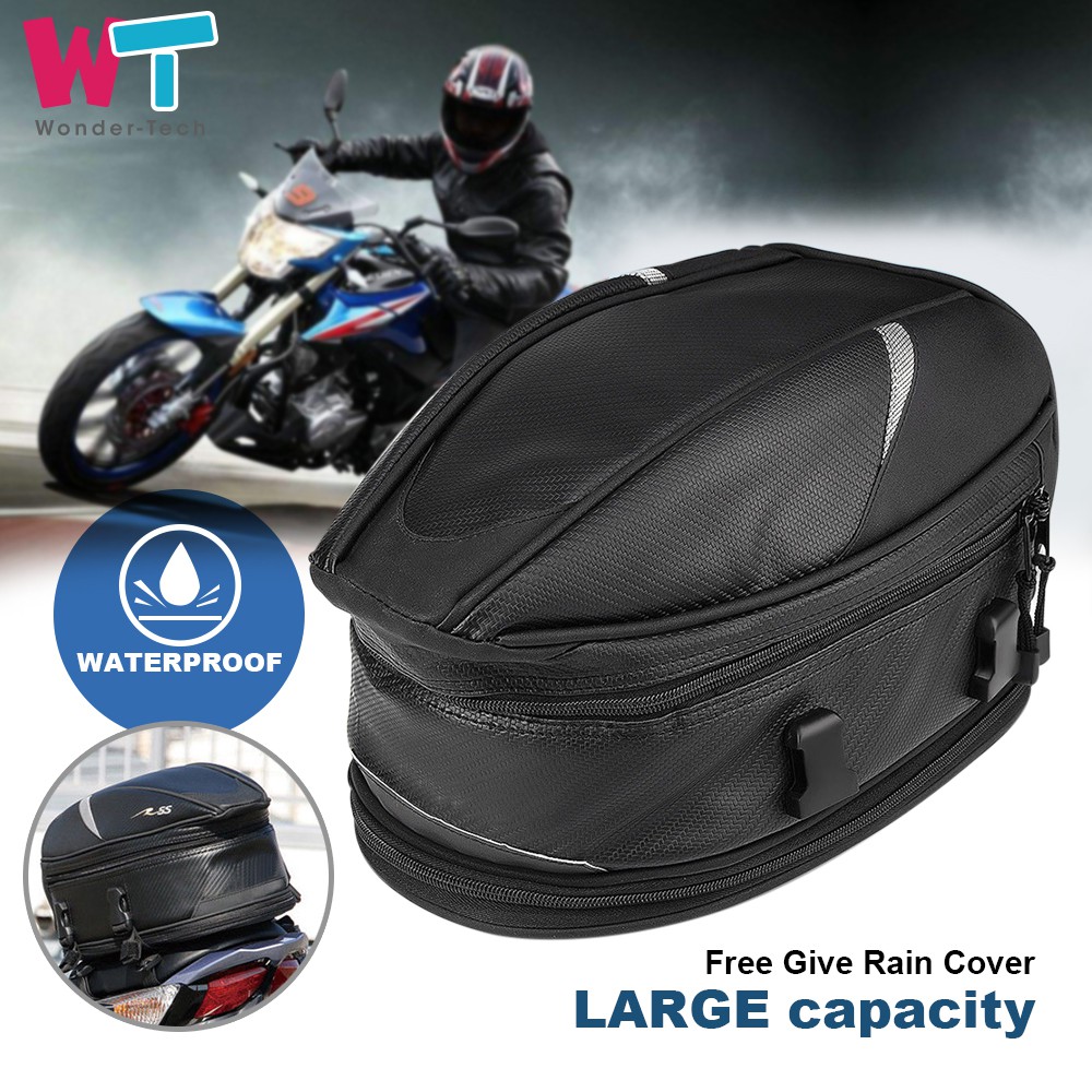 motorcycle rear luggage bag