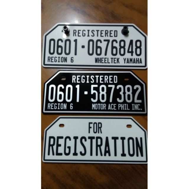 [MADE TO ORDER] ACRYLIC PLATES FOR MOTORCYCLE STANDARD SIZE | Shopee