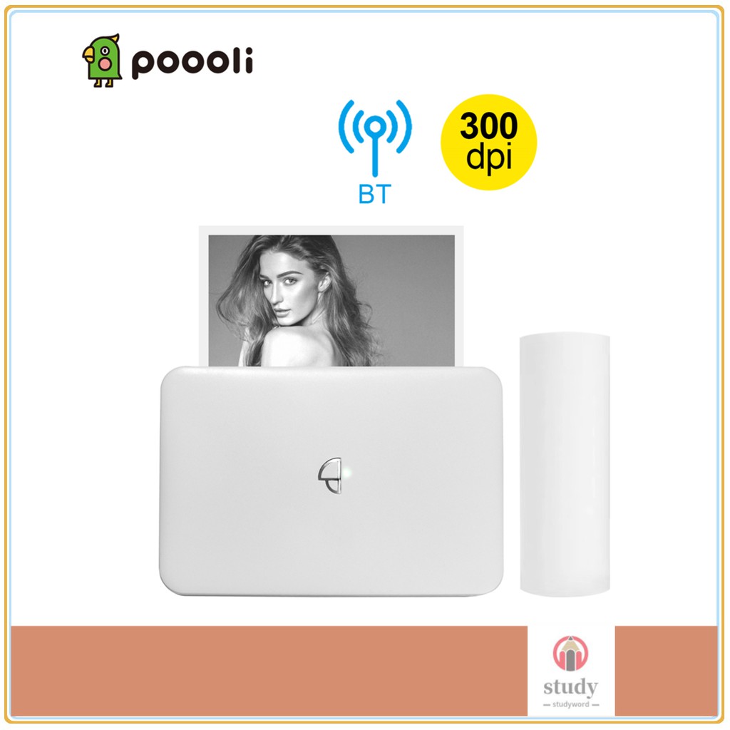 Poooli L3 300dpi Portable Thermal Printer 57.5mm/79.5mm/110mm Paper