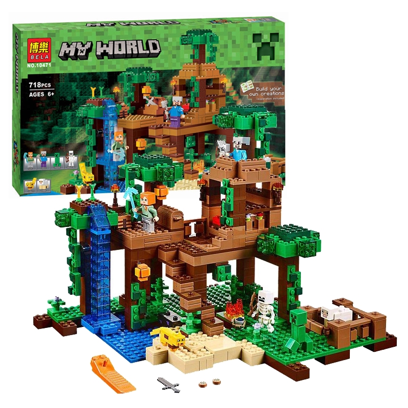 lego minecraft set the jungle treehouse