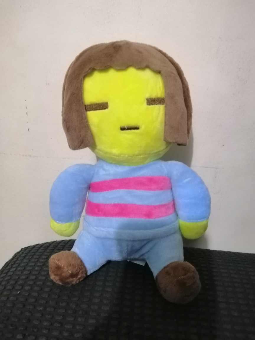 Undertale Frisk & Chara 10-Inch Plush Doll - Soft, Washable Stuffed Toy For Kids 3+
