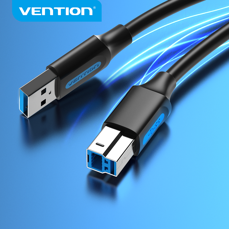 Vention Usb 3 0 A Male To B Male Cable High Speed 5gbps Suitable For Hdd Case Disk Enclosure Blu