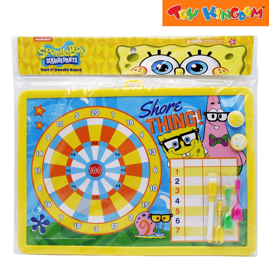 Spongebob Dart and Doodle Activity Board | Shopee Philippines
