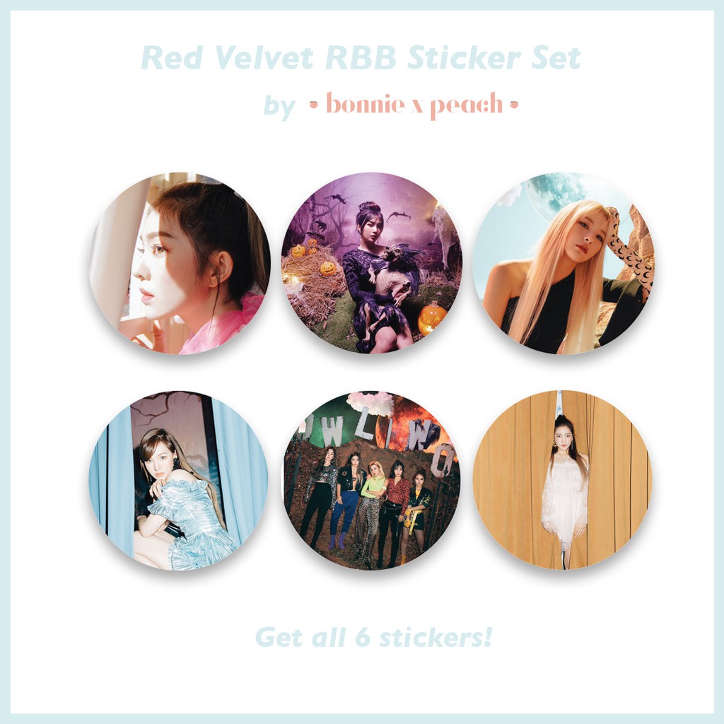 red velvet rbb sticker set shopee philippines