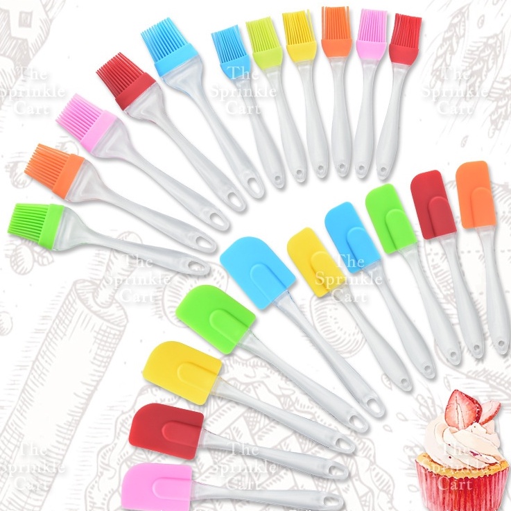 Silicone Cake Spatula Pastry Brush Heat Resistant Shopee Philippines