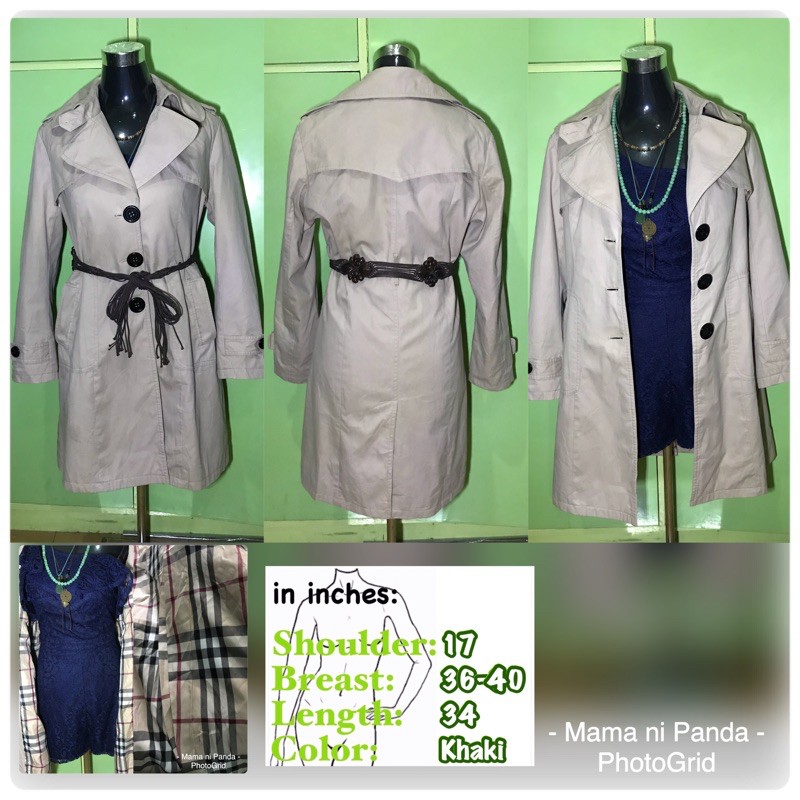 burberry inspired trench coat