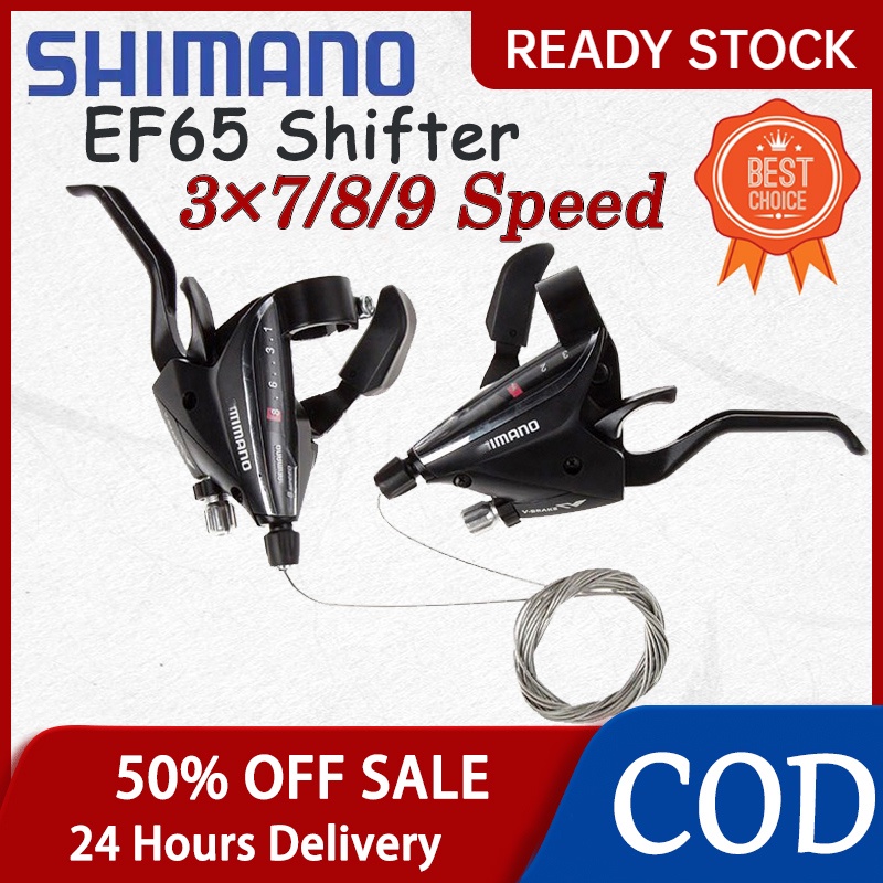 Shimano EF65 Combo Shifter 3x7,3x8,3×9 speed Mountain Bike Bicycle