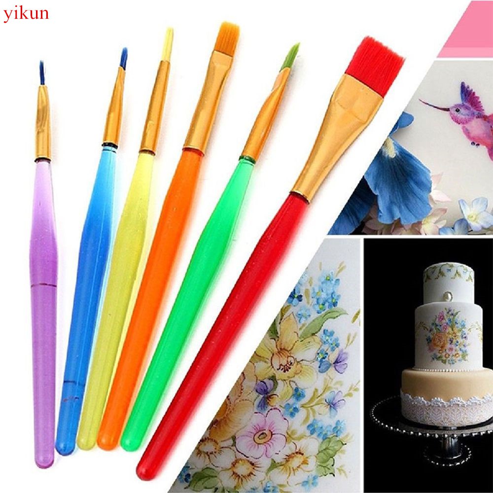15Pcs Cake Decorating Brushes DIY Craft Home Baking Painting Decorating Tools 