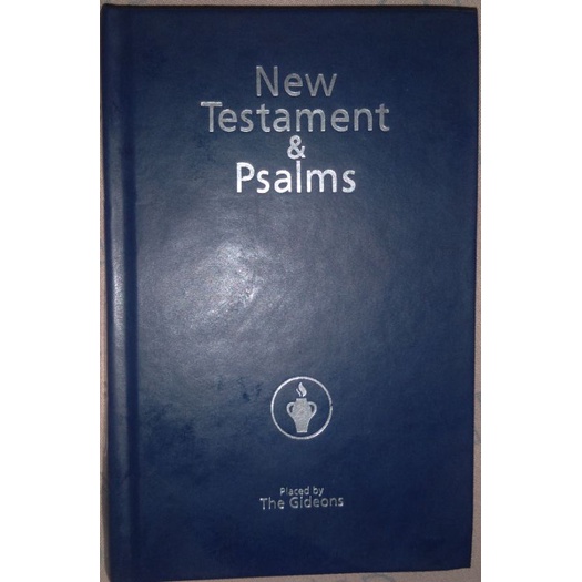 Gideons British Isles New Testament and Psalms (Blue Semi-Rubber ...