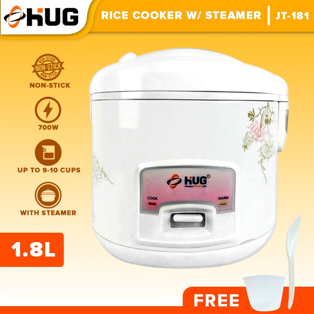 Hug 1.8 Liters Non-Stick Rice Cooker Jar Type JT-181Z | Shopee Philippines