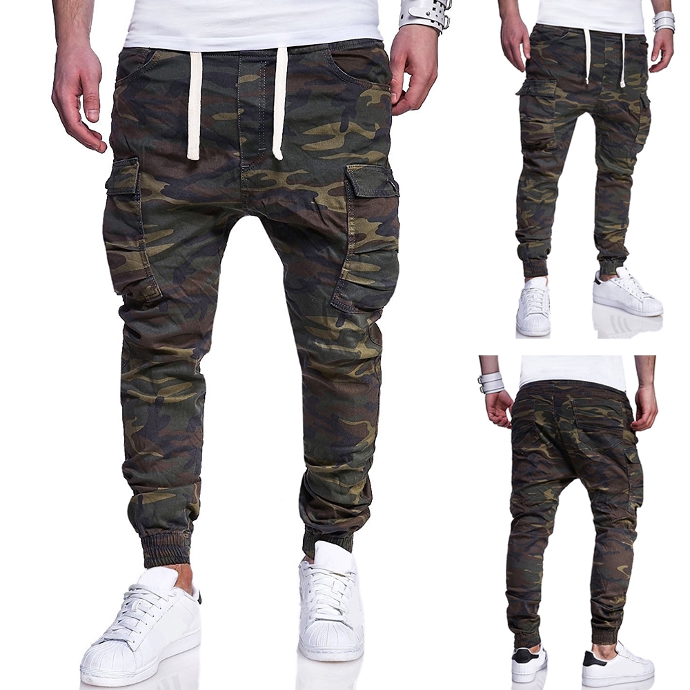 army green cargo joggers