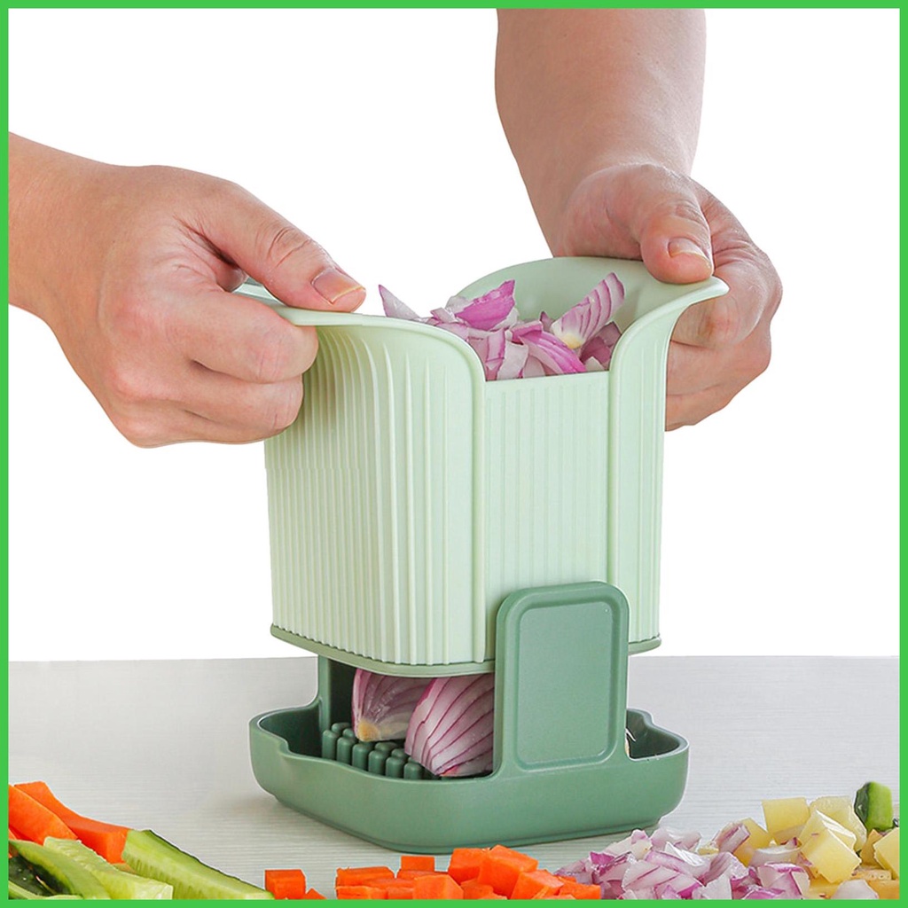 Onion Dicers Hand Press Vegetable Chopper And Slicer Food Chopper Dicing Machine Adjustable