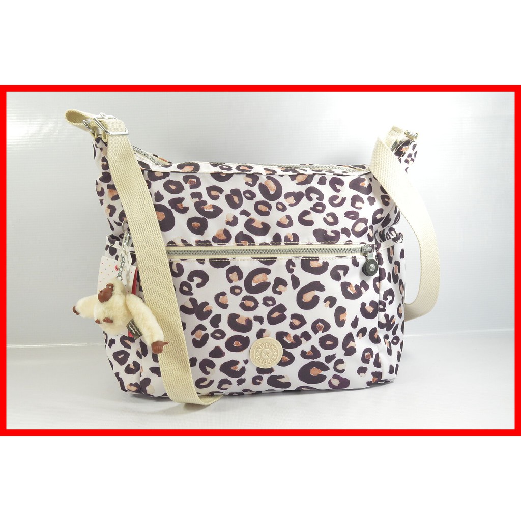 kipling leopard print bag