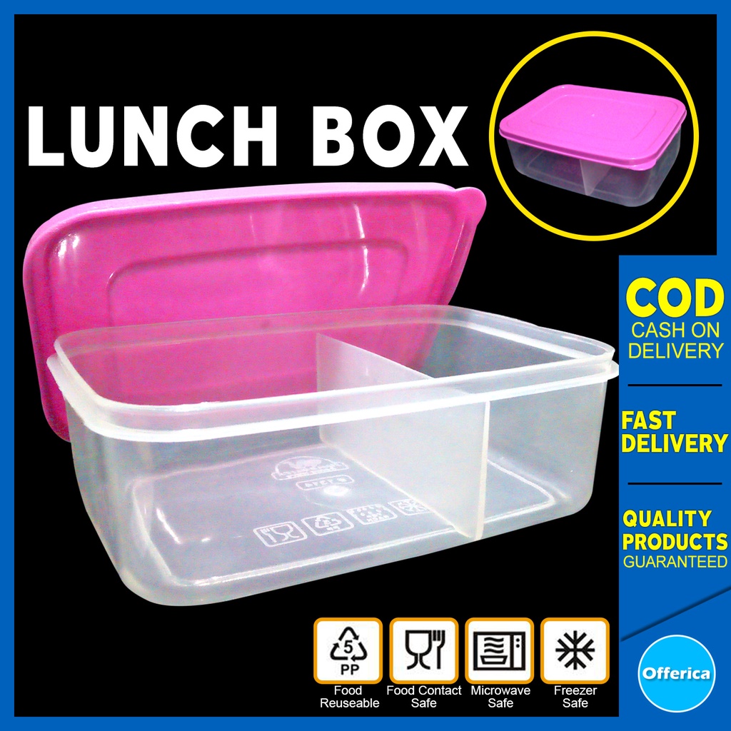 Divided Lunch Box Food keeper Lunch Container Food Storage Baunan