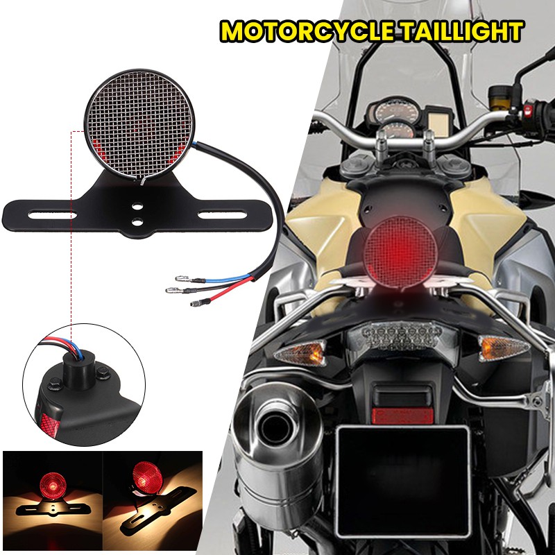Universal Tail Light Motorcycle Stop Light Bracket Mount Shopee