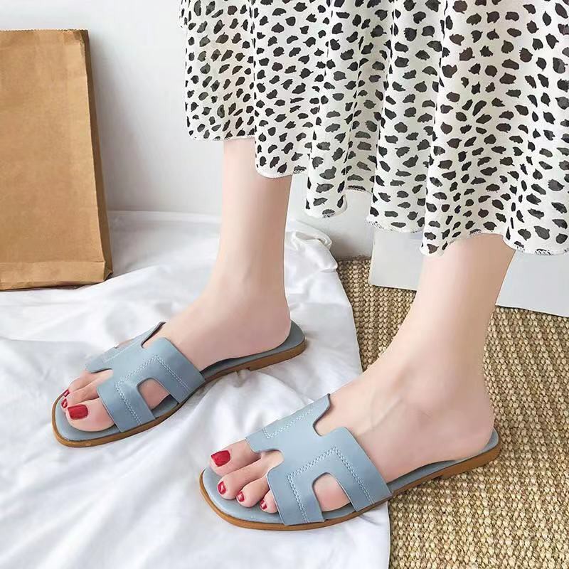 HOT Korean Fashion Flat Sandals For Women High Qualitysandal | Shopee ...