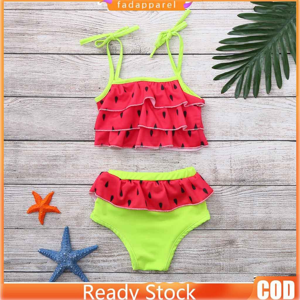 kids watermelon swimsuit