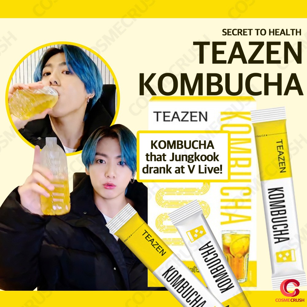 TEAZEN KOMBUCHA Lemon Flavor 5g×10pcs / 5g×30pcs No Bottle / Berry