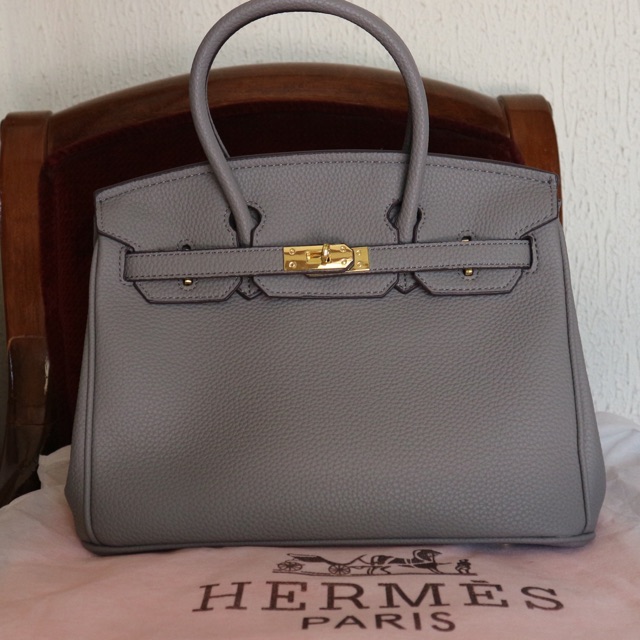 birkin bag gray