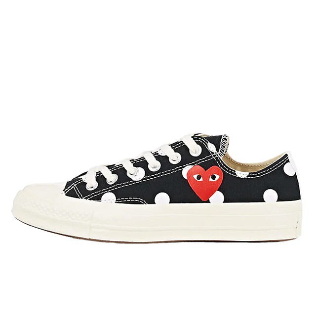 comme de garcons converse black