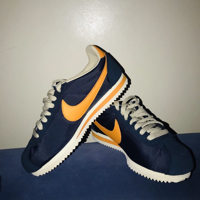 nike cortez nylon yellow