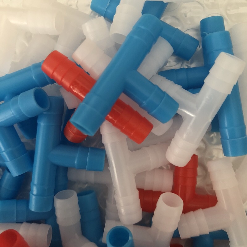 30PCS Rabbit Cages Water System Parts 8 mm T connector Air Valve