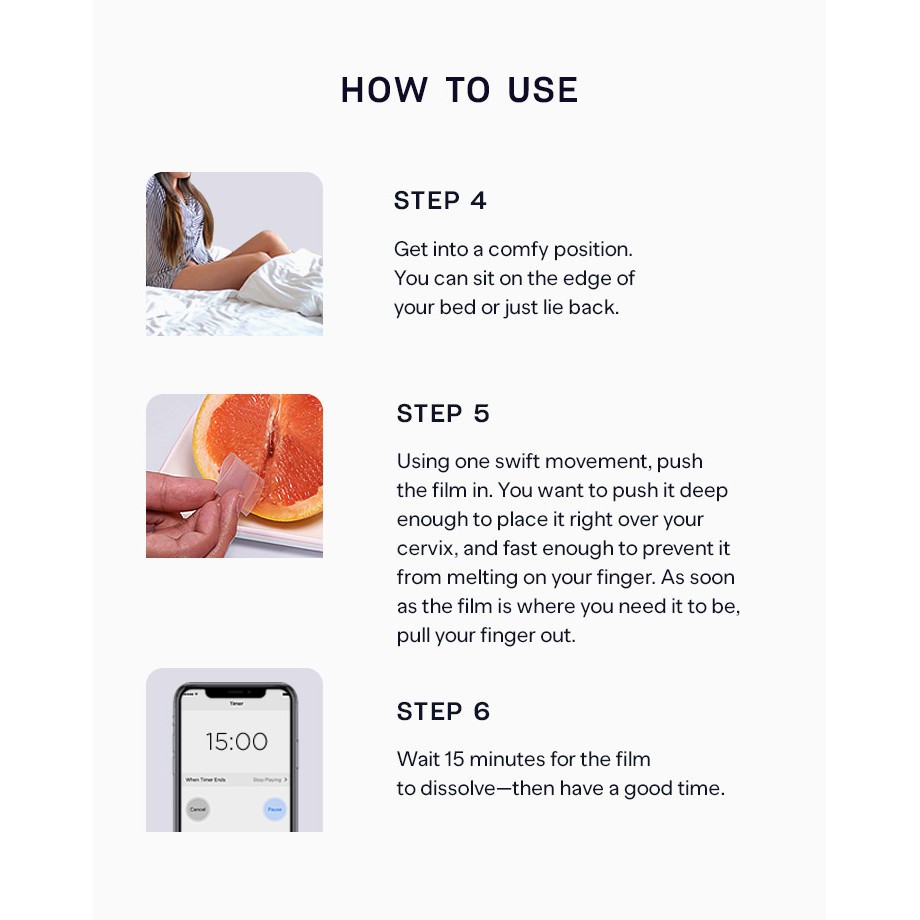 Vcf Vaginal Contraceptive Film Shopee Philippines