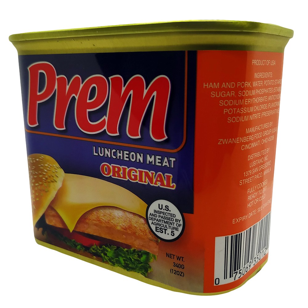 Prem Luncheon Meat Original, Lite and Less Sodium Expiry 2023 presyo ₱160
