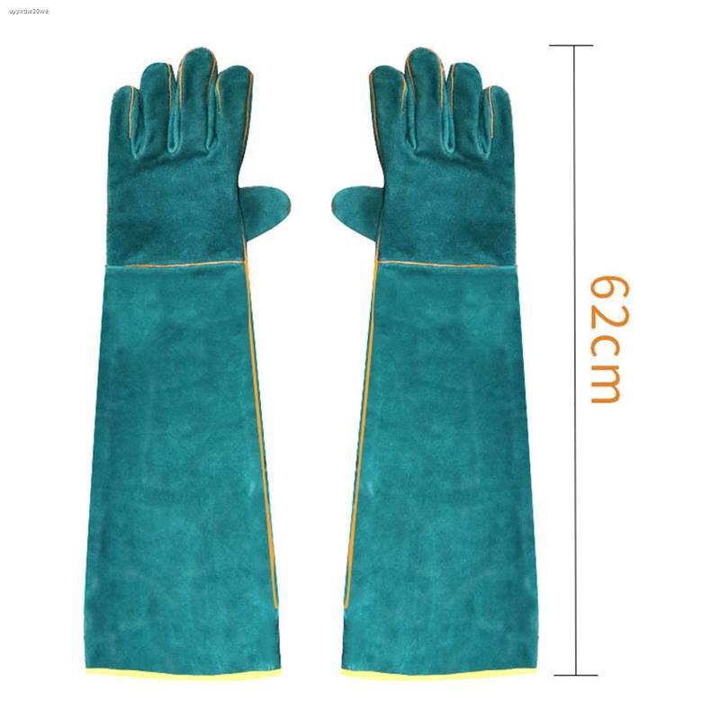 ❁Anti-bite Scratch Gloves Animal Handling Protection Gloves Proof Thickened  Cowhide for Snake Dog C  Shopee Philippines