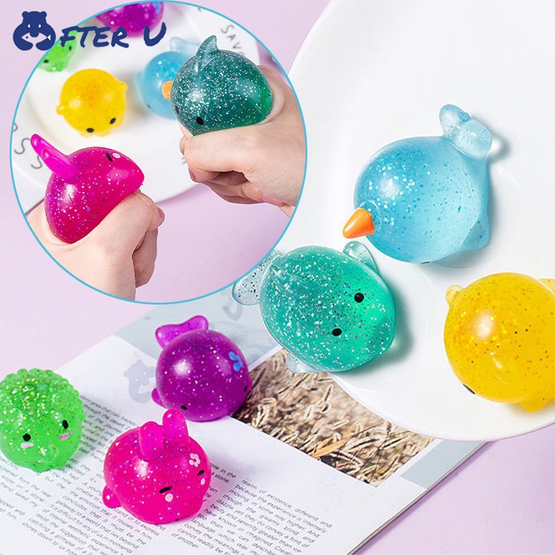 Big Spongy Squishy Mochi Fidget Toys Cute Animal Antistress Ball ...