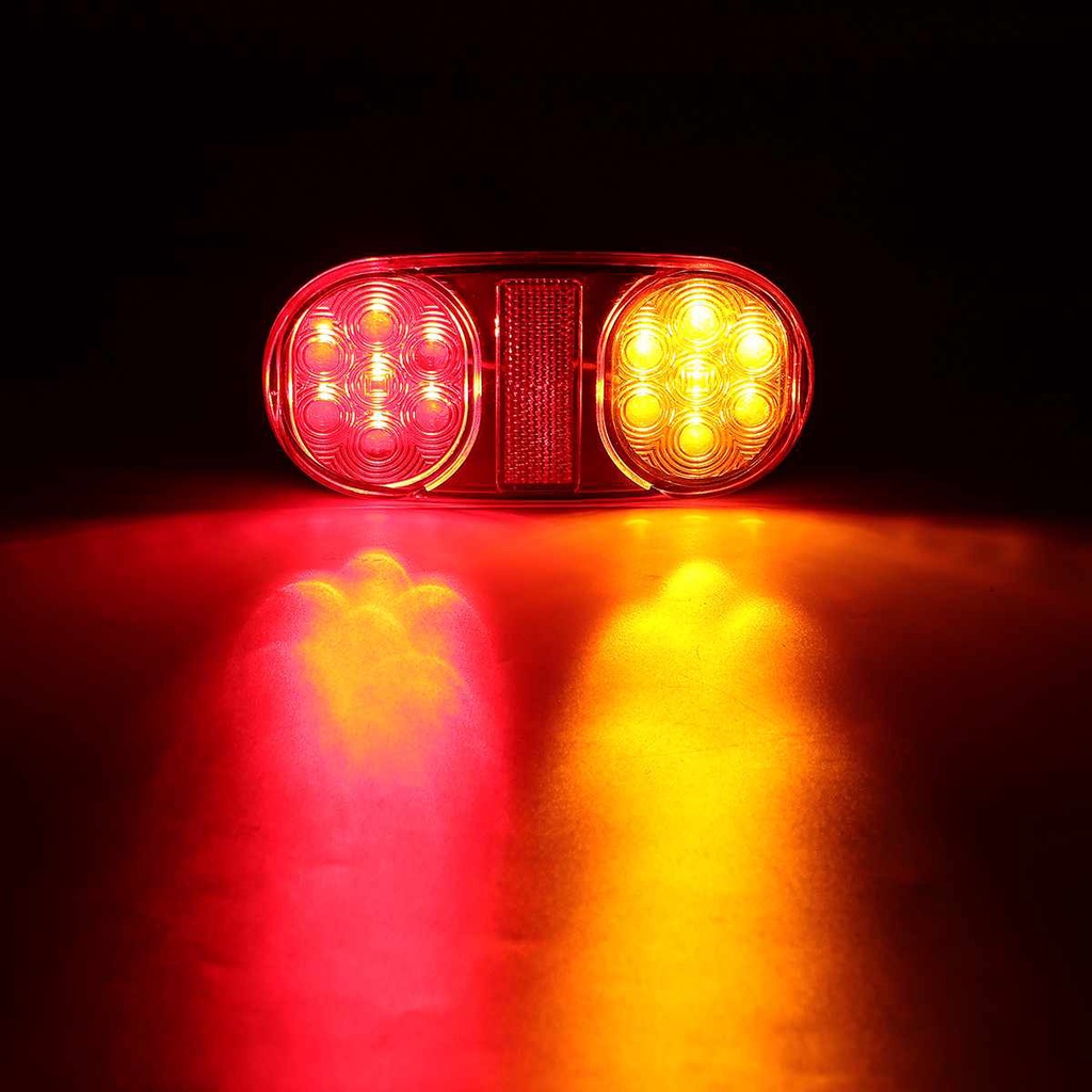 Tail Light Signal 14LED Luminous Diode Tractor Rv Camping Truck Trailer