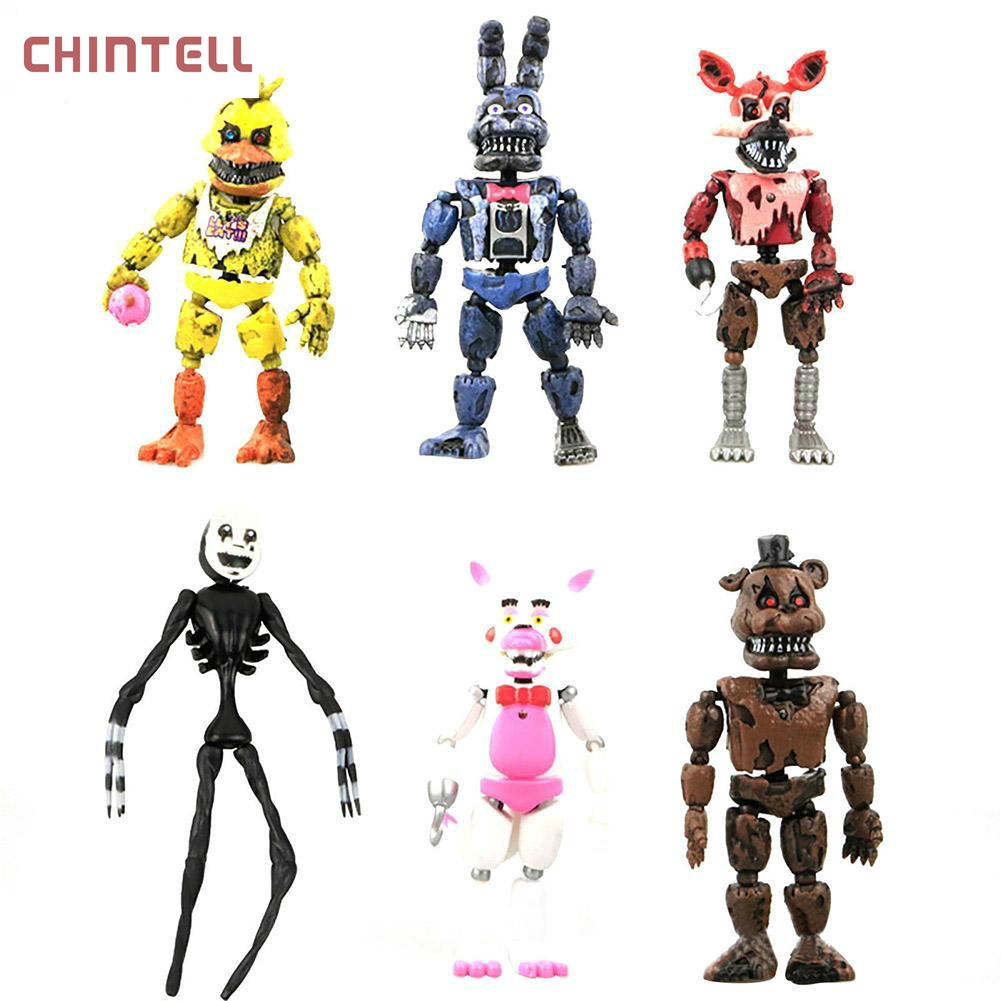 five nights at freddy's nightmare action figures