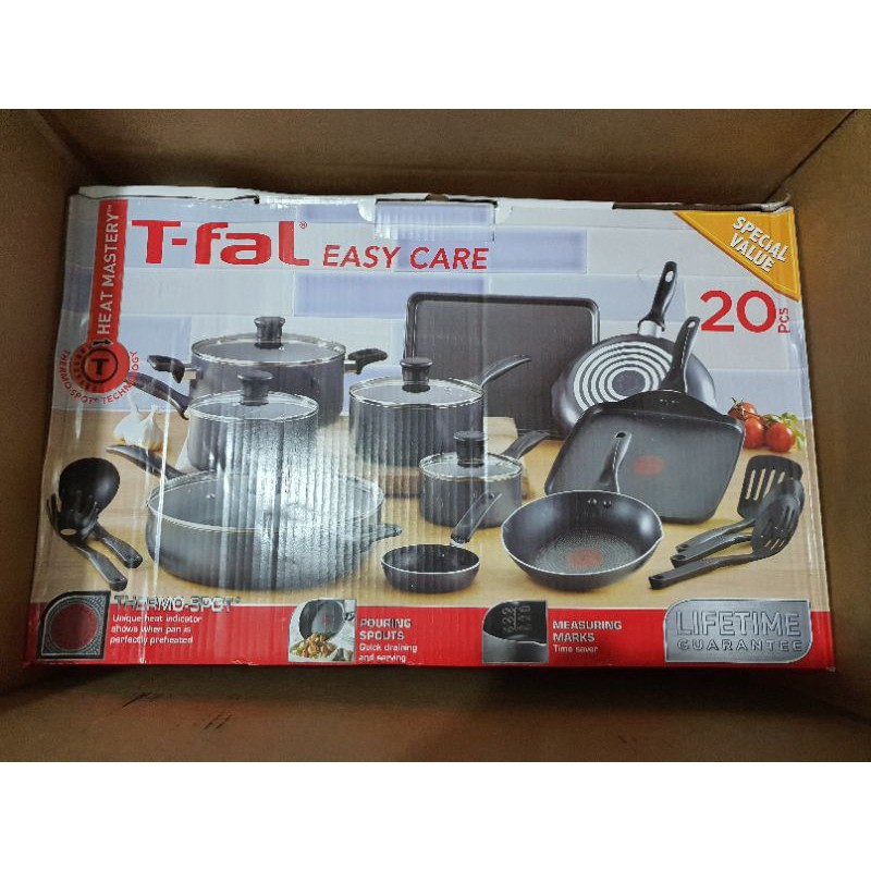 SOLD!!On hand Tfal 20pcs Easy care cookware set from USA | Shopee