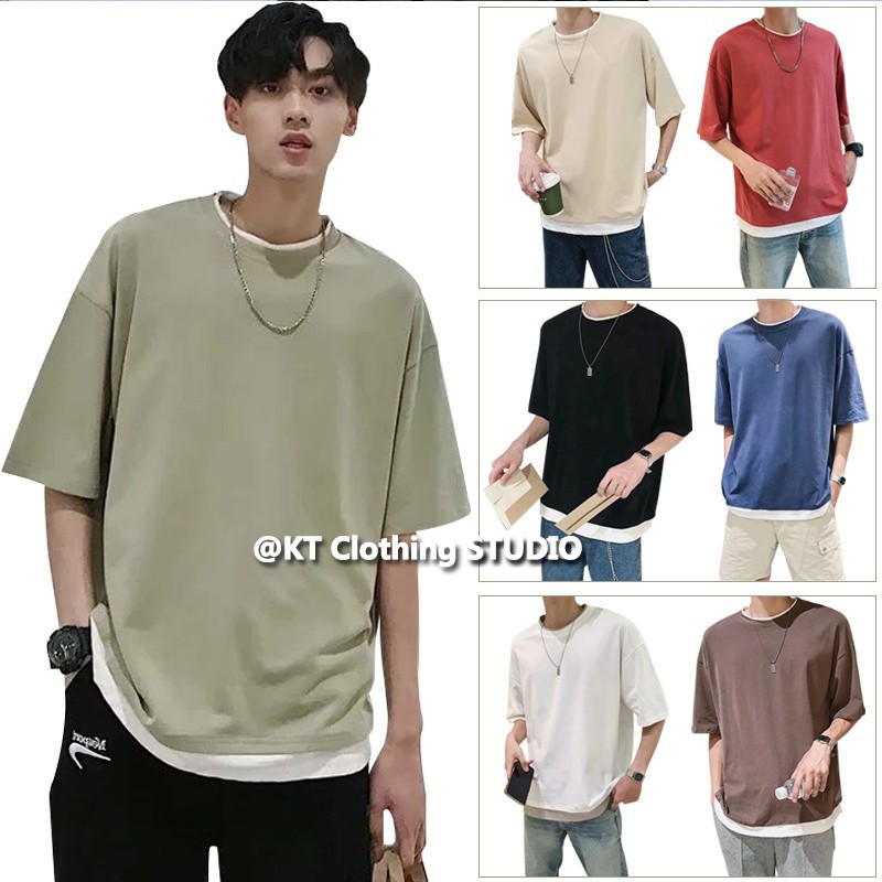 Oversized T Shirts Mens Outfit - Galuh Karnia458