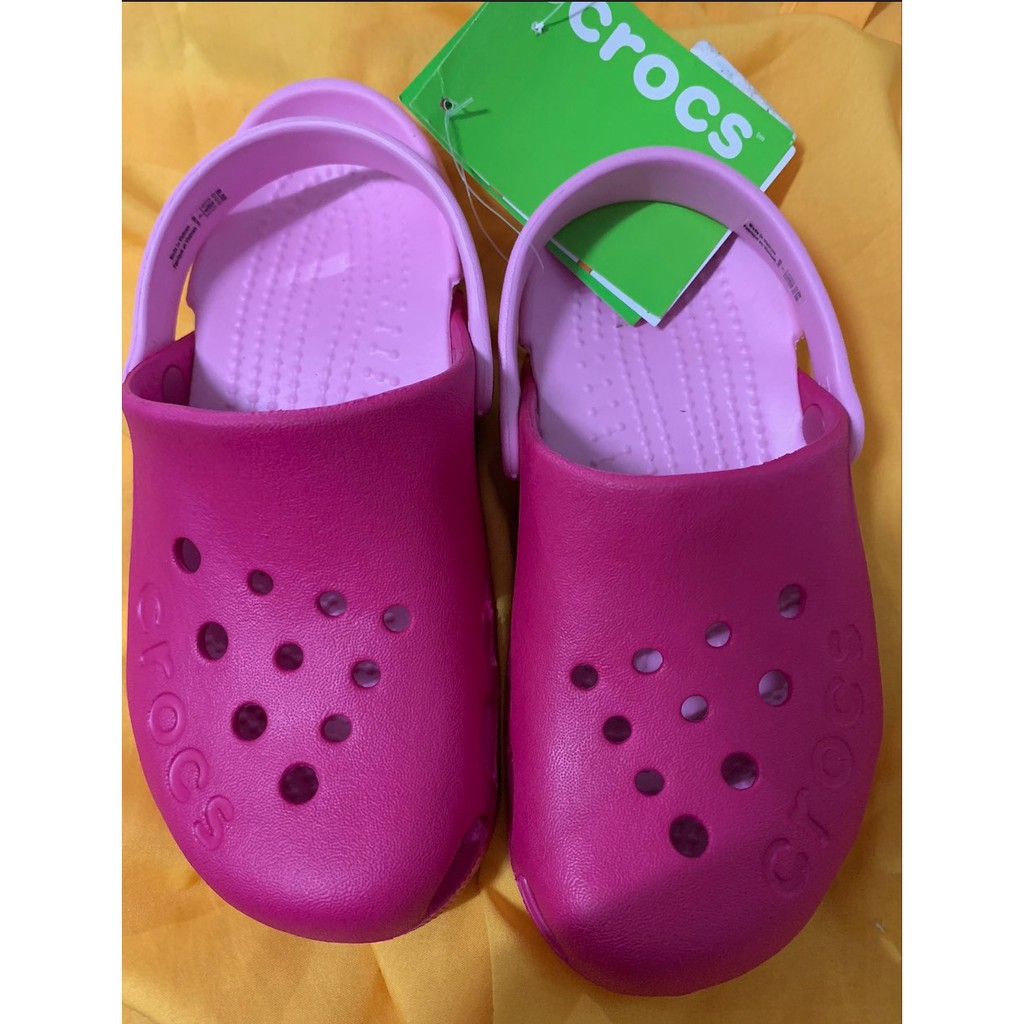 candy pink crocs