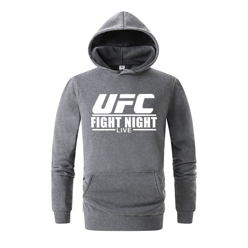 white ufc hoodie