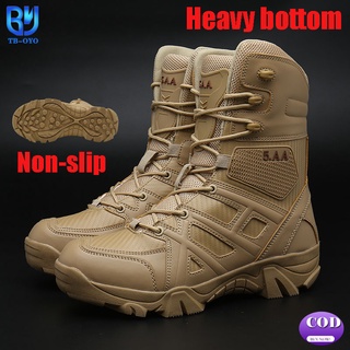 COD 5AA Tactical boots Men's Combat Military boots Fashion Tactical Combat shoes Breathable Boots