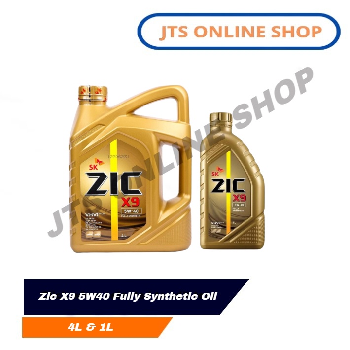 Zic X9 5w40 Fully Synthetic Oil Shopee Philippines 